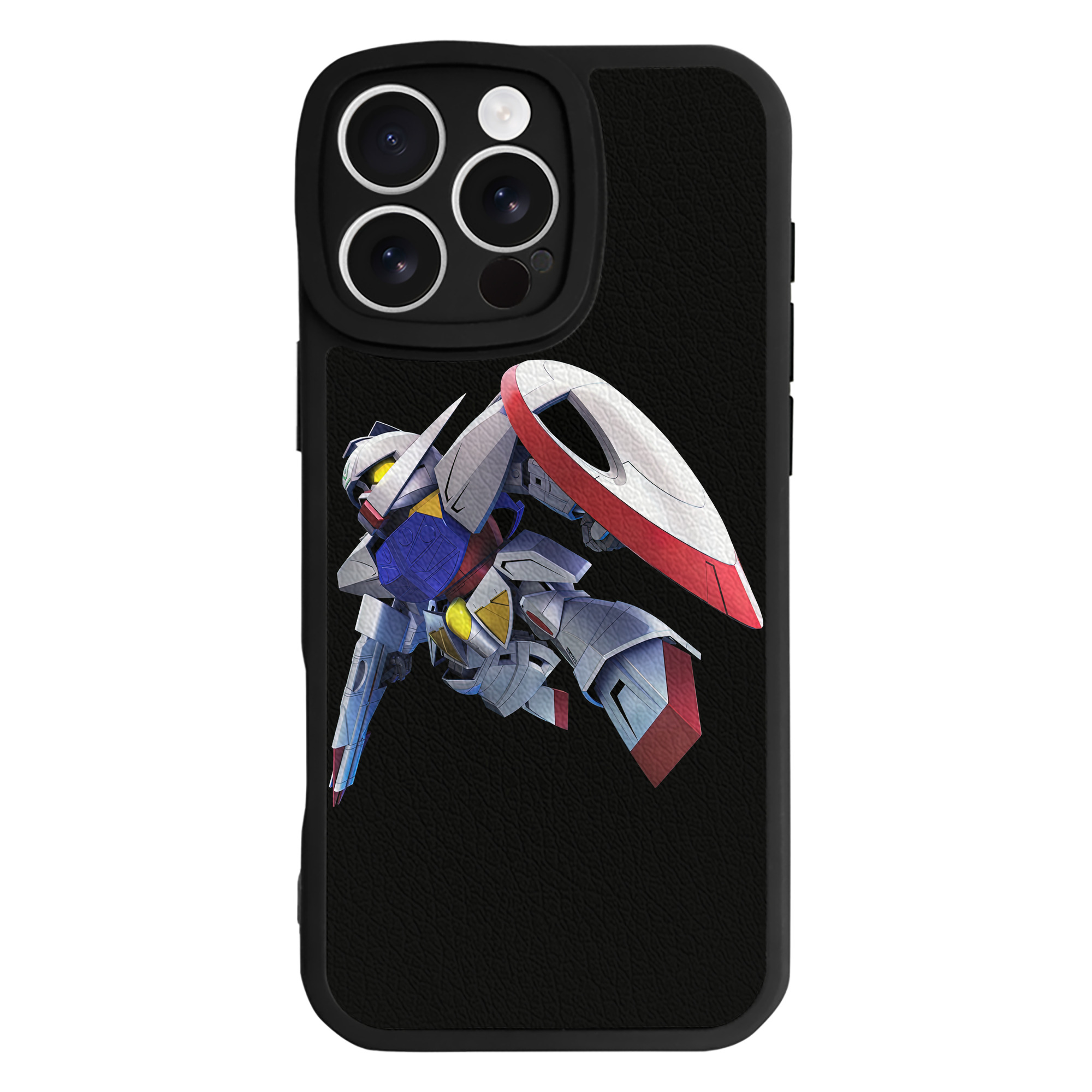 （画像用） 機動戦士ガンダム Mobile Suit Gundam 【iPhone 16シリーズ対応】シリコンスマホケース（レザー調） 材質：シリコン